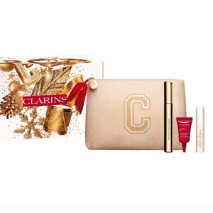 Clarins All About Eyes Holiday Set - Total Eye Lift, Serum Mascara, Supra Volume
